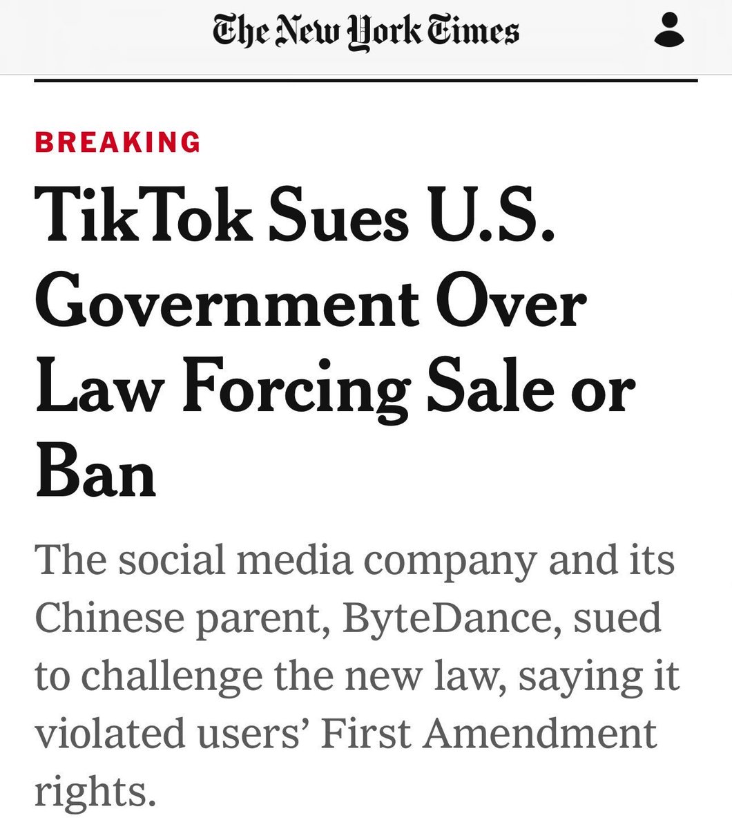 Every single American company must bend to the Chinese communist government’s will to operate in China. I voted yes to force this sale to make TikTok safer for our children and national security. Their arrogance is astounding.