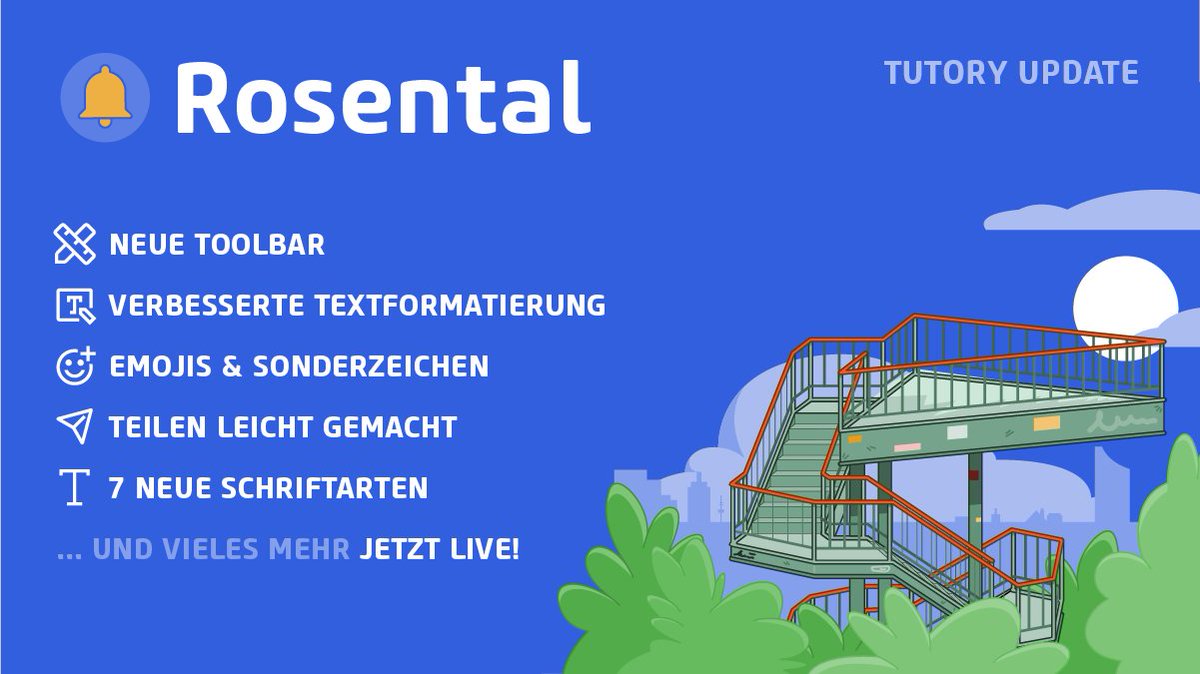 This is the best tutory, we’ve ever built! Neue Toolbar für bausteinübergreifende Funktionen! Tabulatoren! Mega tolle neue Textformatierung! Symboltabelle! Mit! Ausrufezeichen! Unglaublich! Und Redesign! Sag’s weiter! #OnlineEditorFürArbeitsblätter mit #OERde 🔆💪❤️