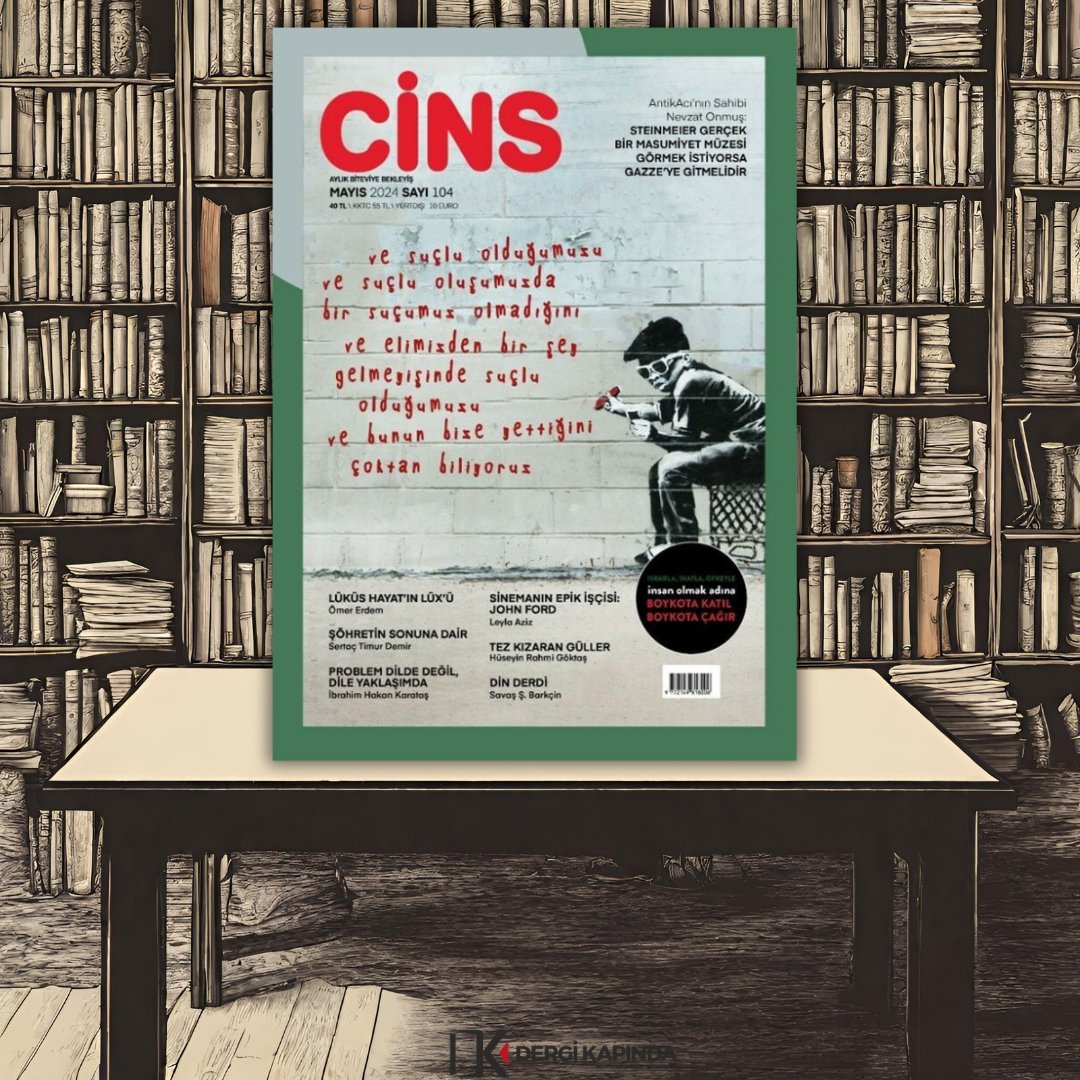 Cins Mayıs sayısı çıktı. @CinsDergi 🛒dergikapinda.com/urun/cins-104-…