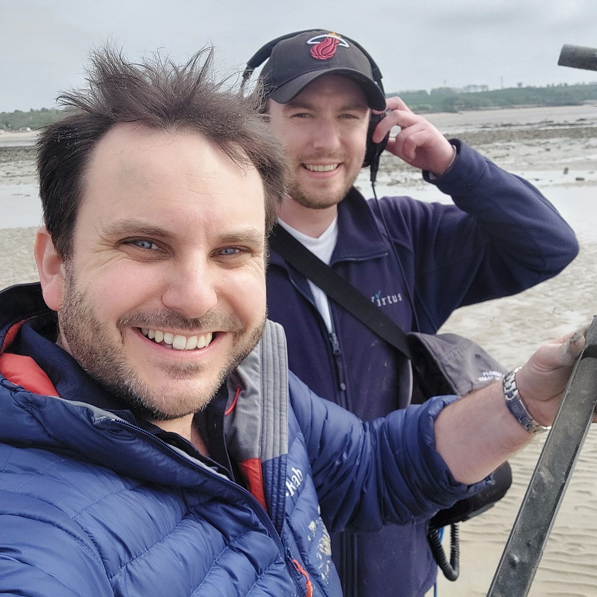 First day of recording our #DDay (and mud!) documentary with BBC Audio Science. Talking about the importance of #wetland science for the D-Day landings!