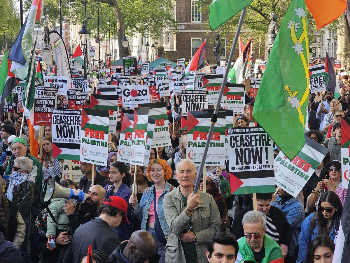 #stoparmingIsrael London stands up for Gaza #SaveRafah #stopthegenocide