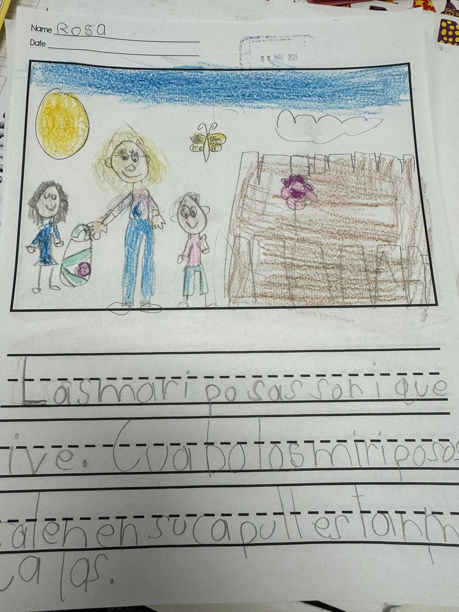 After about 2 weeks observing and caring for our caterpillars 🐛 we released our butterflies 🦋 and had great reflections and writings.  <a href="/HumbleISD_OFE/">Oak Forest Elementary</a> <a href="/CoachonTif/">Tiffany Curtis</a> <a href="/BeSmart_OFE/">Brooke Smart</a>