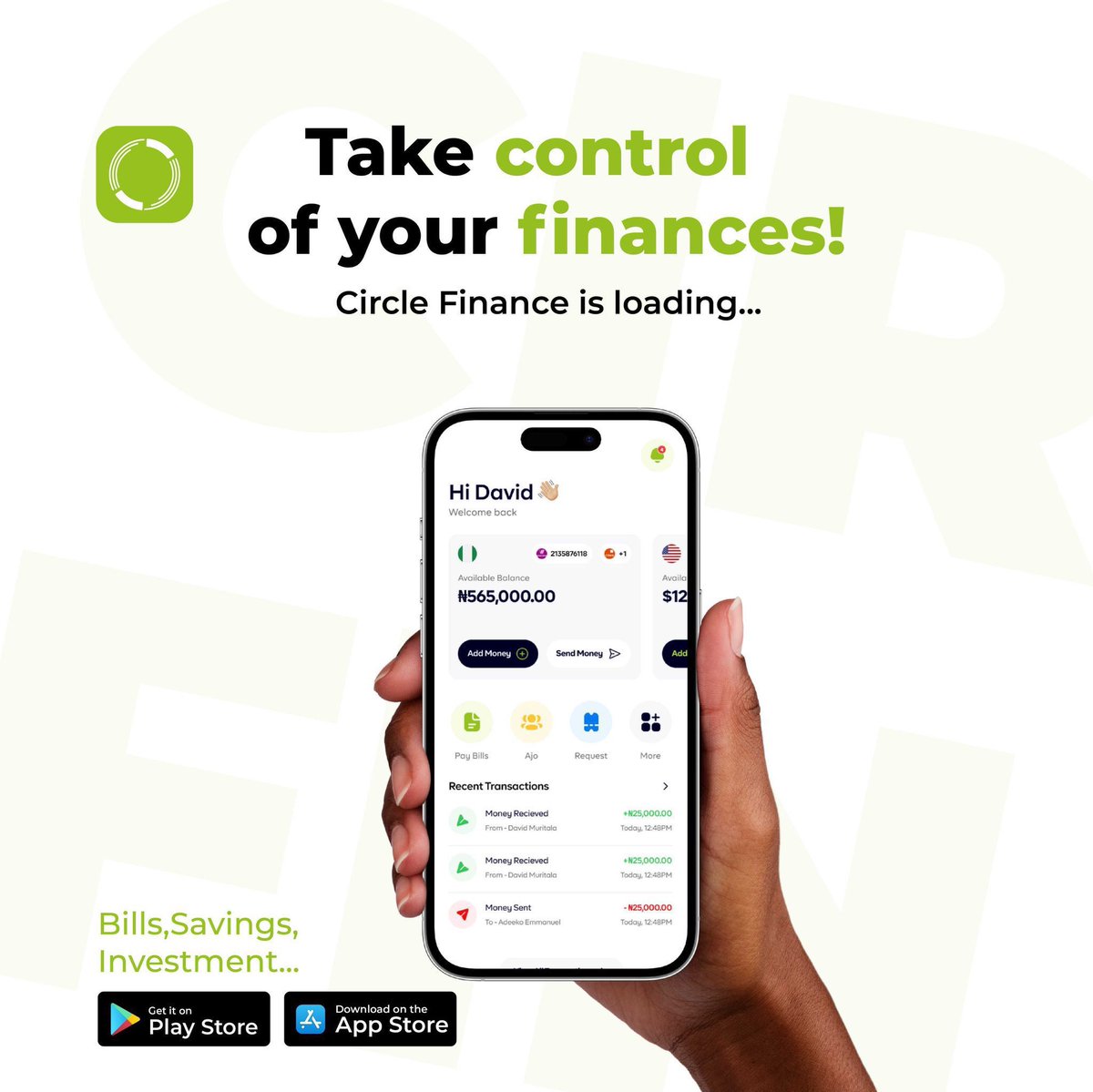 circlefinanceng's tweet photo. Transfers are down, unfortunately, we cannot relate. You can send and receive money seamlessly. https://t.co/sO9nTQPpKs