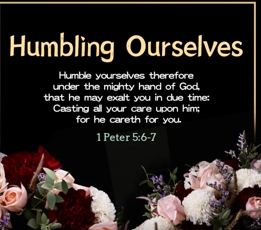 Humble Yourself before The LORD 🙏💜😌