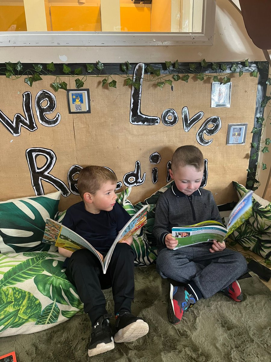 Our beautiful reading area in #EYFS continues to be a favourite place to visit on our Adventure Island #Welovereading 🥰