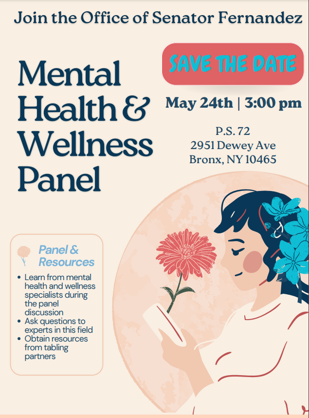 Please, join us for a Mental Health & Wellness Panel hosted by @senfernandez34 Friday, May 24, 2024 at 3:00 pm. Please, see the flyer for more info. @jen_joynt @AnyaMunce @D8Connect @Principal72x @MsBrugman