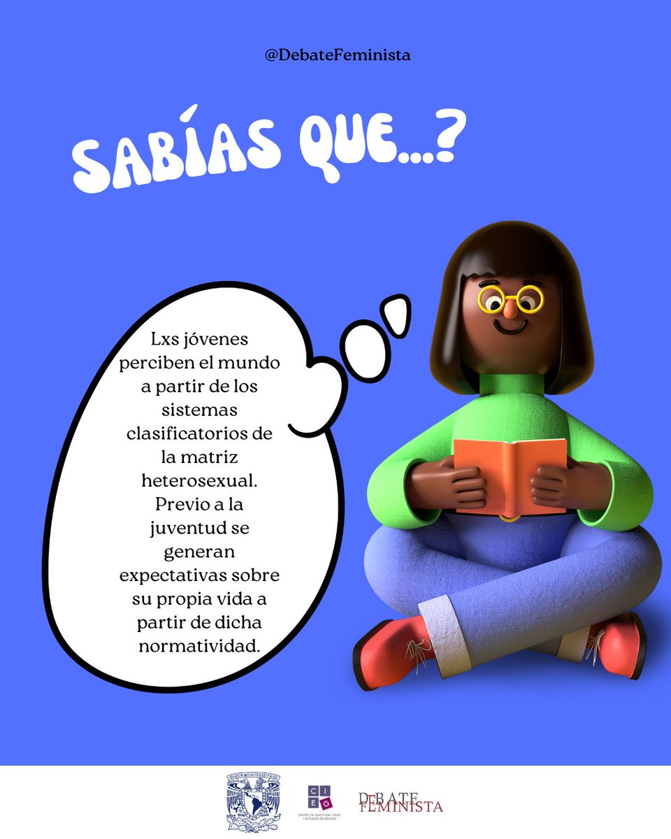 📢 #SabíasQue | Marina Freitez, Ignacio Lozano, Juan Carlos Mendoza y Shelley L. Craig conversan en este artículo acerca de la forma en que la matriz heterosexual norma la visión del mundo de las personas jóvenes. 👉 Consulta el artículo completo en:   bit.ly/3JJVVfu