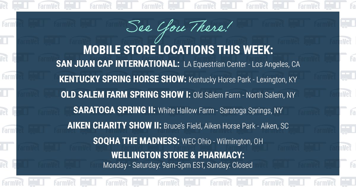 East Coast, West Coast, and a few in between 🚚💨 It's a great week for some horse shows! 🐴🌷😎