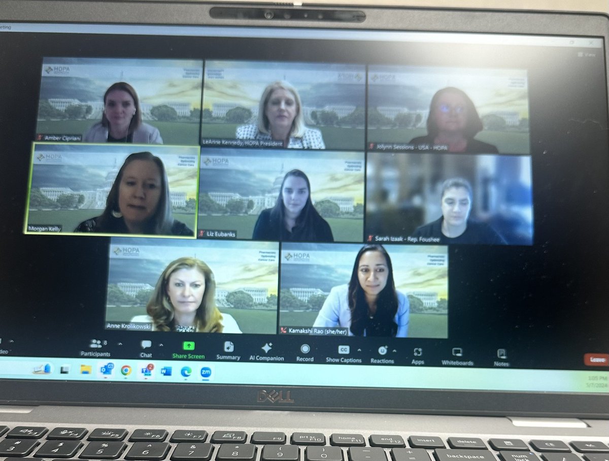 Thank you Sarah Isaak for being a stem cell donor and <a href="/ValerieFoushee/">Congresswoman Valerie Foushee</a> for taking time by to learn about the role of the oncology pharmacist and the need to oral chemo parity with H.R. 6301. We want to help our patients get the best care possible. <a href="/HOPArx/">HOPARX</a> #HOPAHillDay