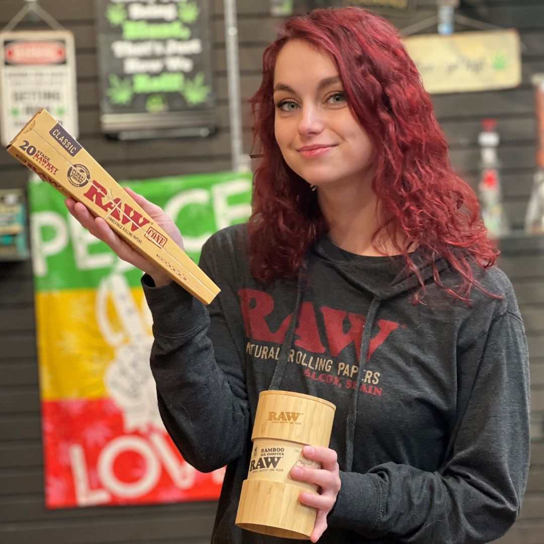 Raw Bamboo Six Shooters are back in stock! 😁 
Stuff your cones with ease, half a dozen at a time! 💨 

#rawpapers #rawcones #rawlife #rawpaperscanada #rawapparel #easypeasy #shopreddeer #localsmokeshop