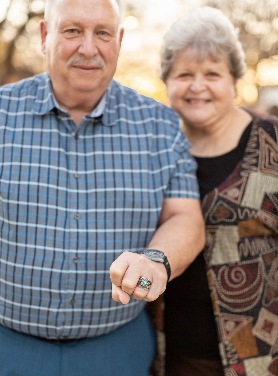 ✨UNT Alumni Spotlight✨ Stu Tentoni's ('74 Ph.D.) ring dream comes true — the retired psychologist returned to campus nearly 50 years after graduating to participate in the UNT Ring Ceremony, having misplaced his original ring. Read Stu's story: bit.ly/3JSBJYY