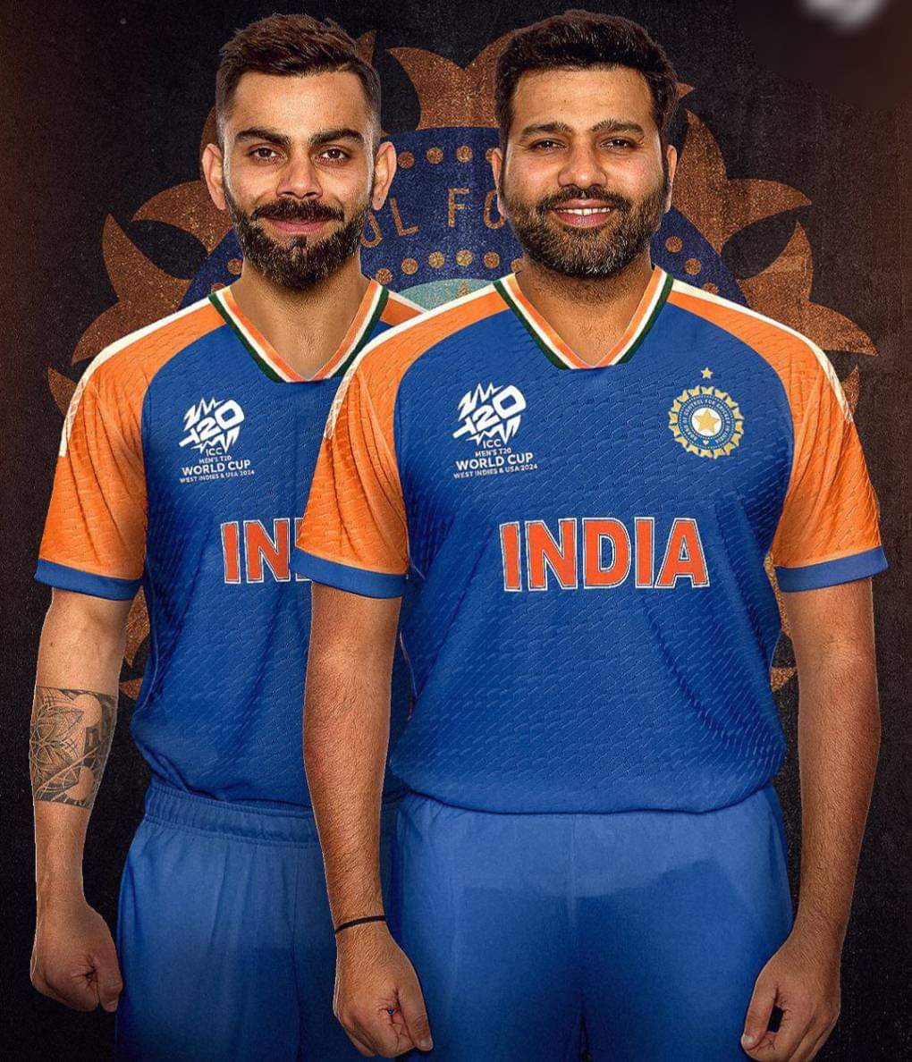 Team India's Jersey for the T20WC 2024.❤️🫶🏻🇮🇳 #T20WorldCup2024 #T20WorldCup #India