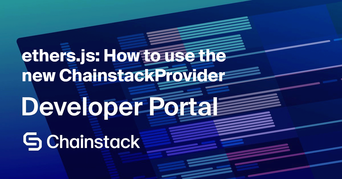Power up your DApps with robust and scalable connections to multiple networks using the new Chainstack community provider for the @ethersproject library 💙🛠️ Learn how to: ☑️ Set up ethersJS and create a ChainstackProvider instance. ☑️ Connect seamlessly across the 25+ networks