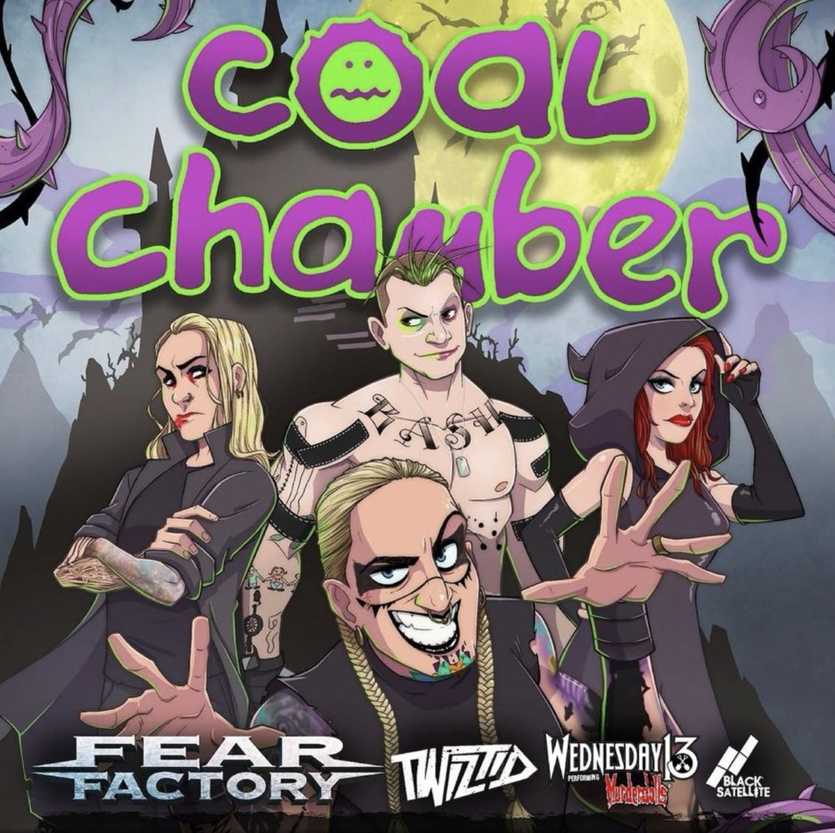 🎟️ COAL CHAMBER announce U.S. headline tour with FEAR FACTORY, TWIZTID, WEDNESDAY 13 and BLACK SATELLITE revolvermag.com/events/coal-ch…