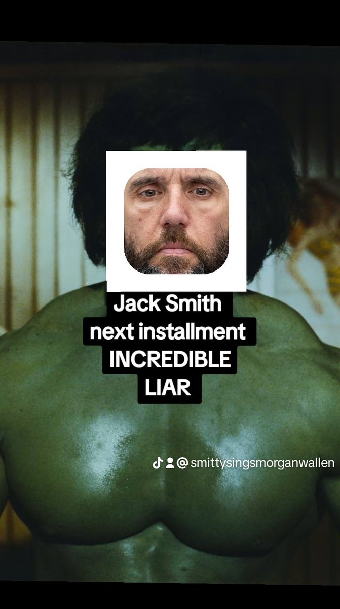 #JUSTANNOUNCED 
Right before #JackSmith goes to prison. He's been chosen to be in the brand new #movie 
INCREDIBLE LIAR
AUTOBIOGRAPHY OF HIS LIES I MEAN LIFE 
HES A SELLOUT I mean this movie will sell out
#Trump #Biden #Israel #Rafah #joebiden #DonaldTrump #tuesday #Repost #IFB
