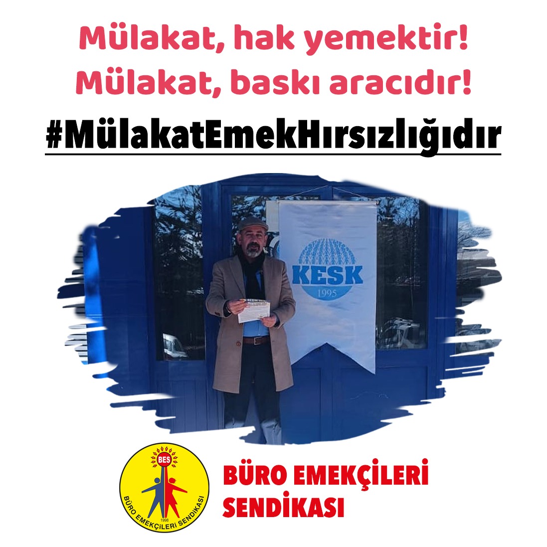 Erzurum emekçilerinin  sesini dinleyin #MülakatEmekHırsızlığıdır derhal kaldırılsın
 büro emekçileri Sendikası mücadelesinden asla vazgeçmeyecek