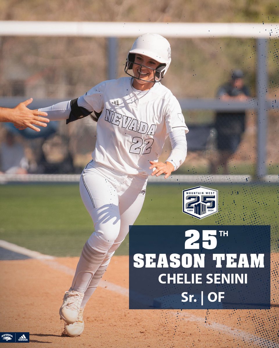 C-H-E-L everybody yell GO CHEL👏 🗣️ 

<a href="/csenini1121/">chel</a> was named to the <a href="/MountainWest/">Mountain West</a> 25th season team! 

🔗 bit.ly/3Uuxl7A

#BattleBorn