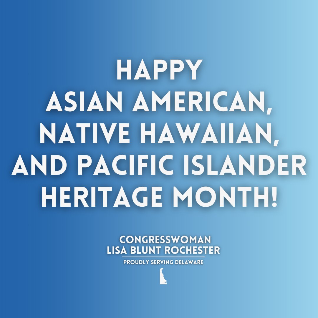 This month, we honor the diverse cultures and great impact of the Asian American, Native Hawaiian, and Pacific Islander communities across our state and nation. Happy #AANHPIHeritageMonth!