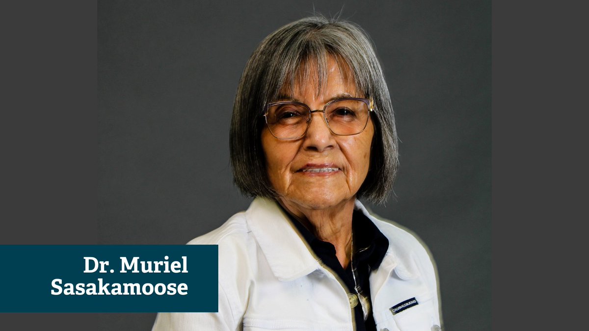 The countdown to #myTRU Spring Convocation continues with Dr. Muriel Sasakamoose, a trailblazer in Indigenous rights and restorative justice. 🎓 Learn more about Dr. Muriel Sasakamoose: inside.tru.ca/2024/04/16/ext… #TRUGrad #TRUGrad24 #ThompsonRiversUniversity