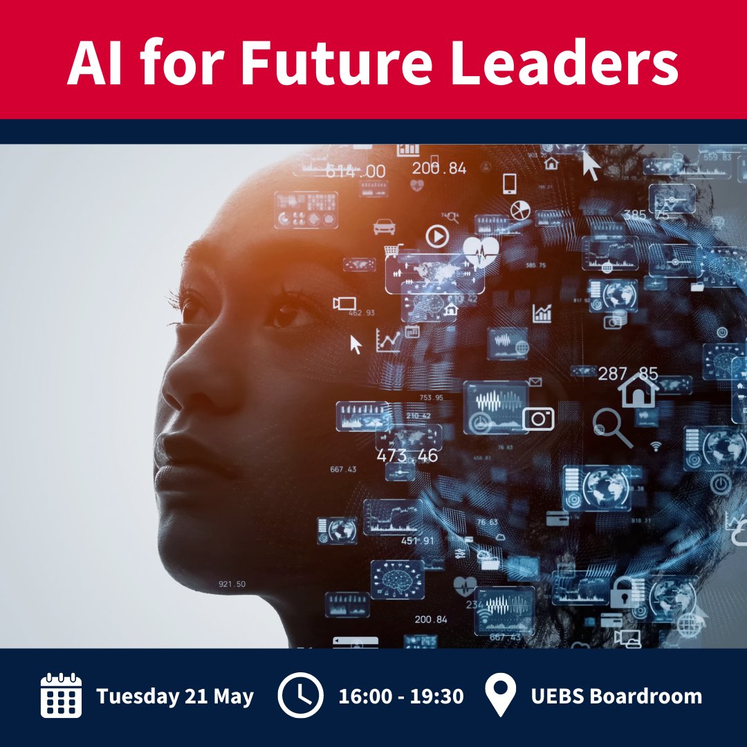 🚀 Dive into AI & data with our presentation: AI for Future Leaders. Stay ahead in this rapidly evolving field where today's knowledge might be outdated tomorrow! Hosted by the Business School & Bayes Centre. Reserve your spot now: edin.ac/3wjbJCY #FutureLeaders