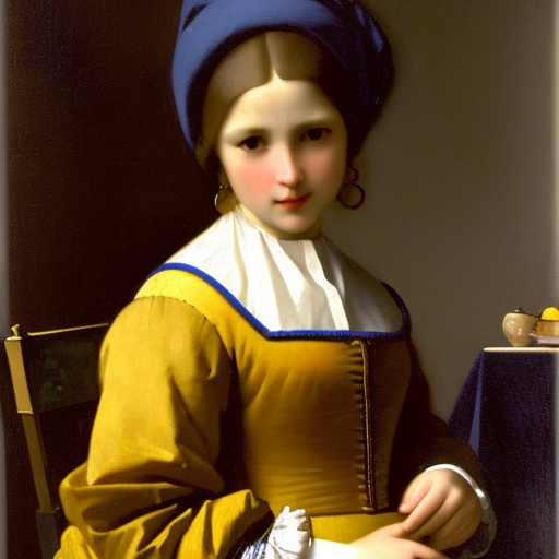 Vermeer AI Museum exhibition 
#vermeer #AI #AIart #AIartwork #johannesvermeer #painting #フェルメール #現代アート #現代美術 #当代艺术 #modernart #contemporaryart #modernekunst #investinart #nft #nftart #nftartist #closetovermeer
Girl at chair