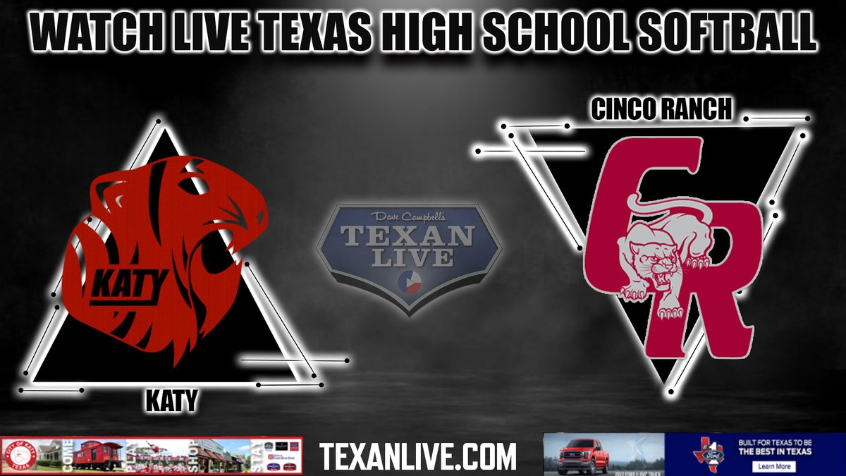 WATCH THIS SOFTBALL GAME LIVE REGIONAL QUARTERFINAL PLAYOFFS Katy vs Cinco Ranch Thursday 5/9/2024 @GavinMoritz on the call Coverage Begins at 6:30pm For the Live Link Click Here: bit.ly/3UNLSfX