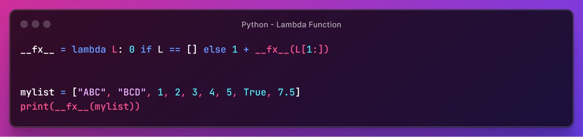 Guess the output! 🤔

#TechTuesday #CodeNewbie #ProgrammingLife #DevCommunity  #PythonProgramming #CodeSnippet #DevelopersLife #SoftwareDevelopment  #CodeIsPoetry #PythonCode #LearnToCode #CodingTips  #webdevelopment  #PyDev #CodeChallenge #programming  #pythonic