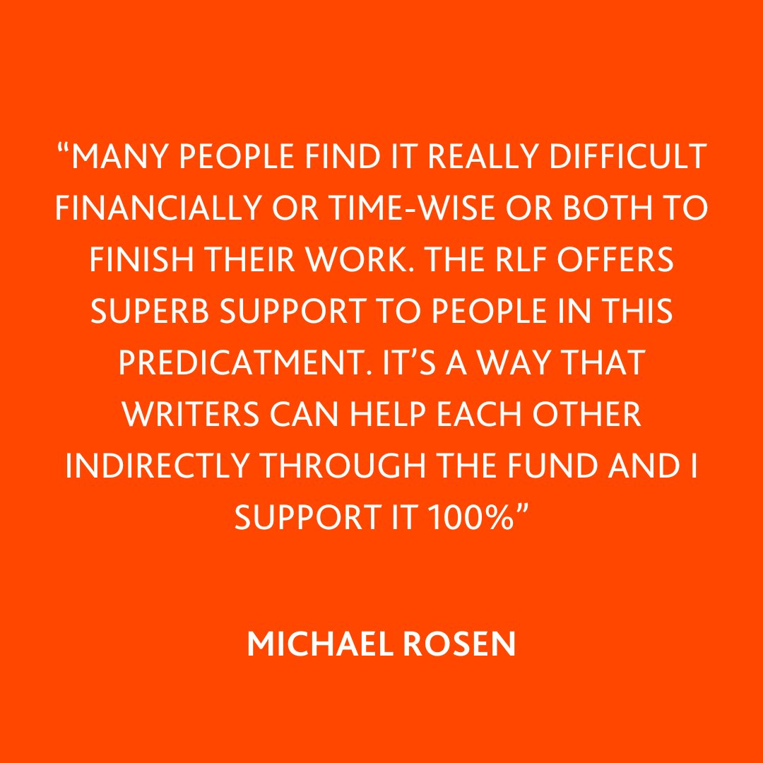 Happy Birthday to @MichaelRosenYes from all of us here at the RLF. A heartfelt thank you for the support you have shown the organisation. (1/2)