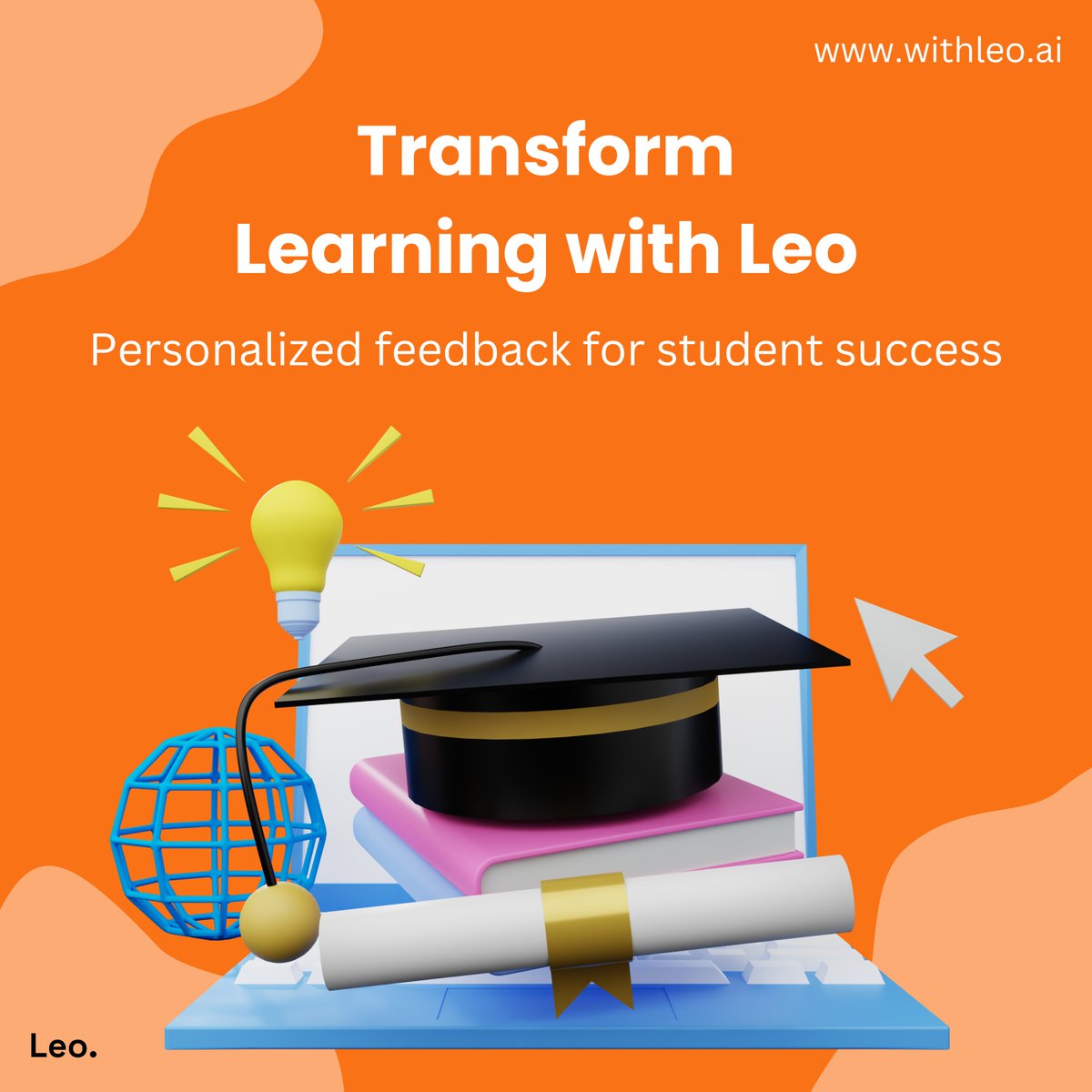 Leo provides personalized feedback to enhance student learning, guiding their journey in mastering various subjects. Visit withleo.ai to witness the transformative impact on student confidence and competence. #AI #edtech #education #teaching #AIinEducation