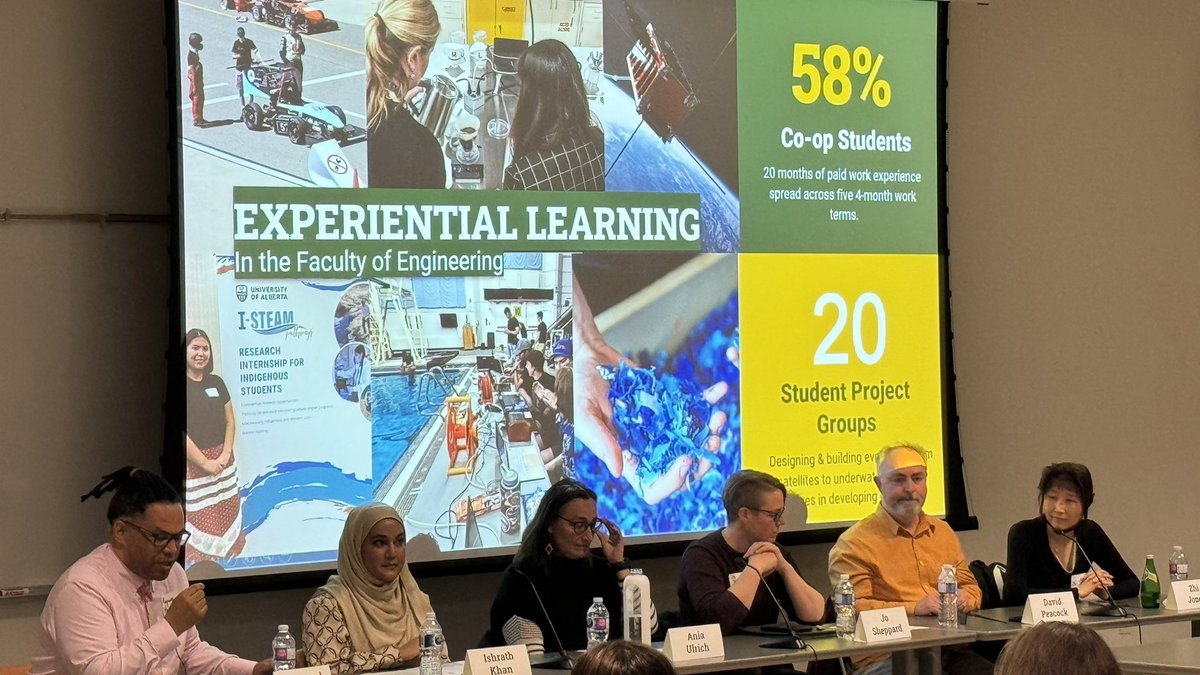 “Equitable pathways to experiential learning: What gets in the way of students learning by doing?”

Excellent panel discussion as part of our Festival of Teaching and Learning 2024

#fotl2024

 ualberta.ca/centre-for-tea…