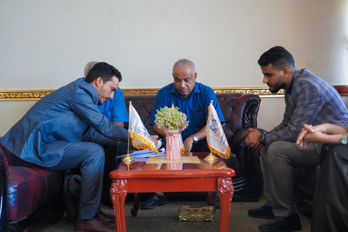 بحضور نائب رئيس جامعة عدن، أ.د العطاس.. المنتدى الشبابي للتنمية السياسية و الاتحاد العام لطلاب جامعة عدن يوقعان مذكرة تفاهم وتعاون مشترك.
<a href="/FYFPD12/">المنتدى الشبابي للتنمية السياسية - youth Forum For</a>

التفاصيل في الرابط 
facebook.com/share/p/M2QudS…