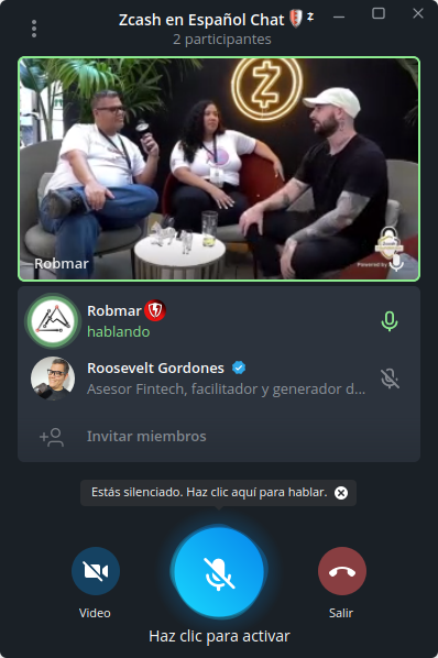 gordonesTV's tweet photo. Recordando la #Zcon4 en el break de la #ZconV, por la comunidad de Telegram de @zcashesp https://t.co/d9kuChw9Xi