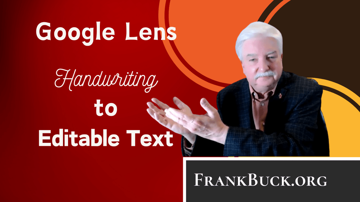 Unlock the power of your handwritten notes in the digital age! Learn how to effortlessly digitize them with Google Lens. 💻✨ #DigitalTransformation #ProductivityHacks frankbuck.org/google-lens-ha…