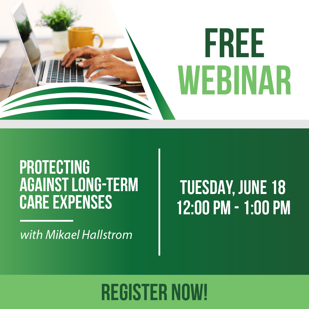 Join Mikael Hallstrom for a FREE Webinar: Protecting Against Long-Term Care Expenses
Tuesday, June 18th from 12:00 pm – 1:00 pm! Register today. lcfcu.org/resources/reso…

#LibrariesTransform #libraries #IloveLibraries #Librarians #librarylife #publiclibraries #moneymanagement