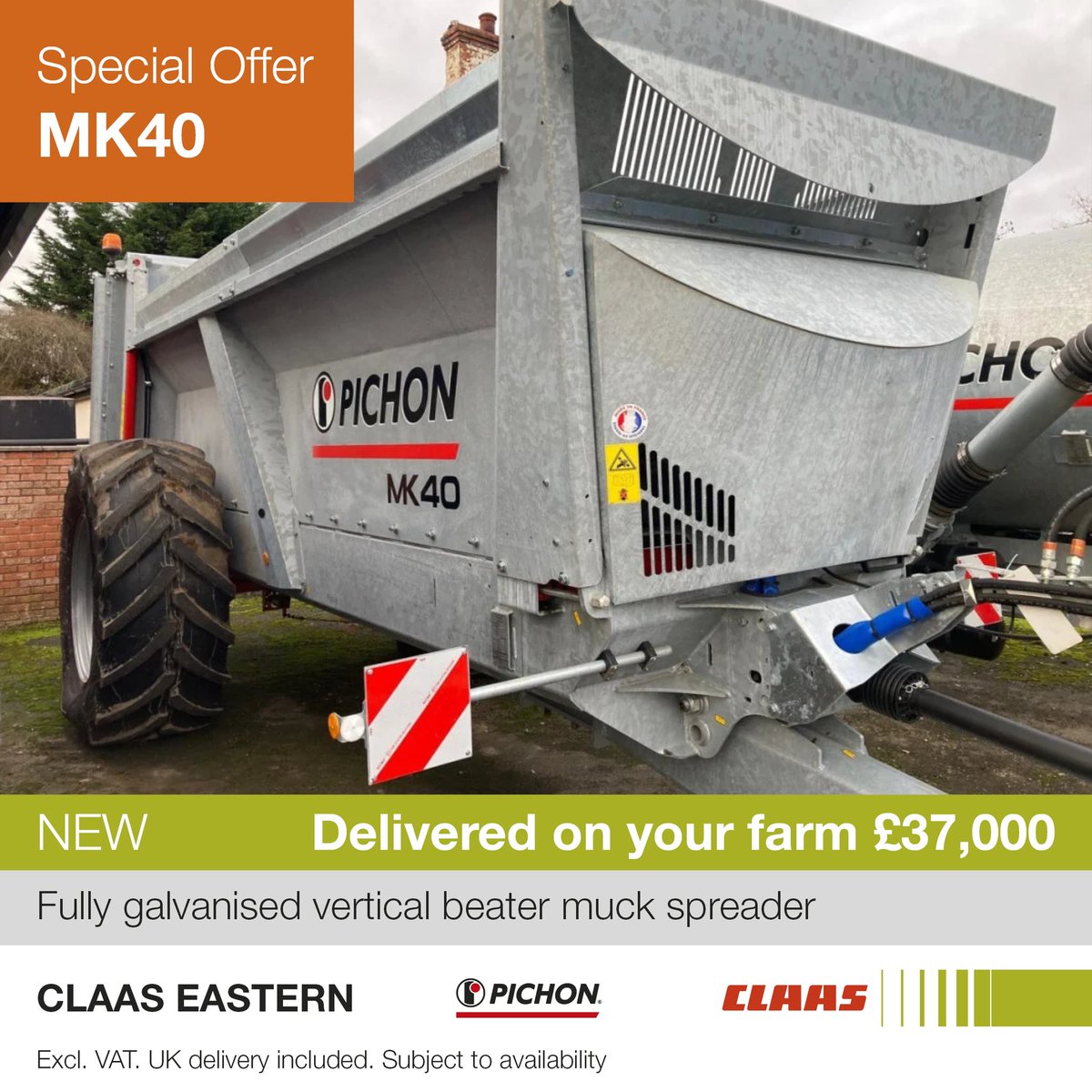 New PICHON Stock on Order .. these 2023 stock machines are now priced to clear .. to reserve yours contact your local CLAAS EASTERN representative or email Richard.sharman@claas.com