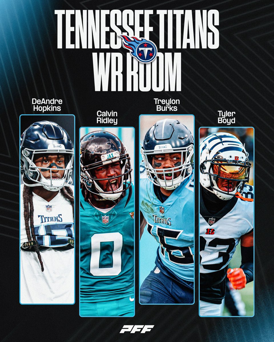 The revamped Titans WR room 👀