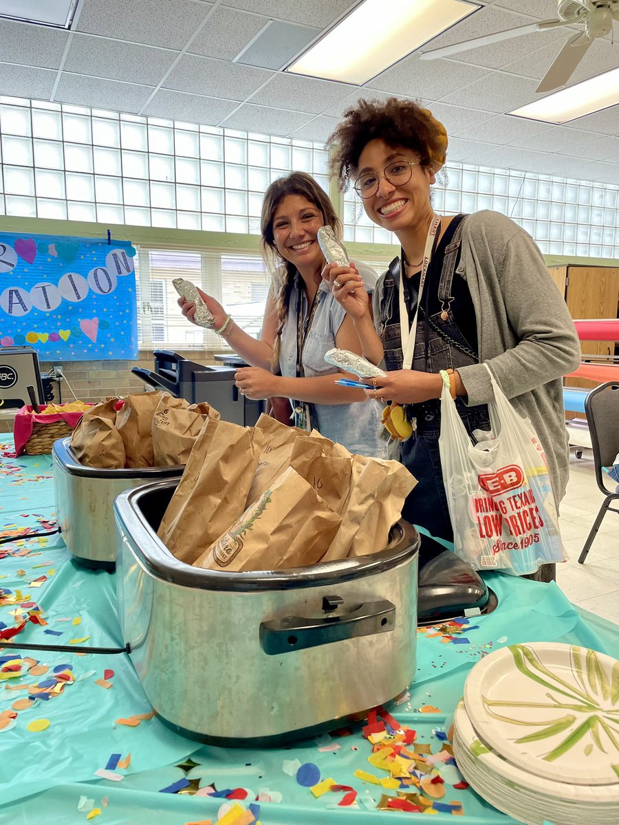 So incredibly grateful to the CFE Fan Club for treating us to a queso bar and tasty tacos during Teacher Appreciation Week! Your delicious gesture truly made our day brighter and our tummies happier! ♥️🌮 #TeacherAppreciationWeek