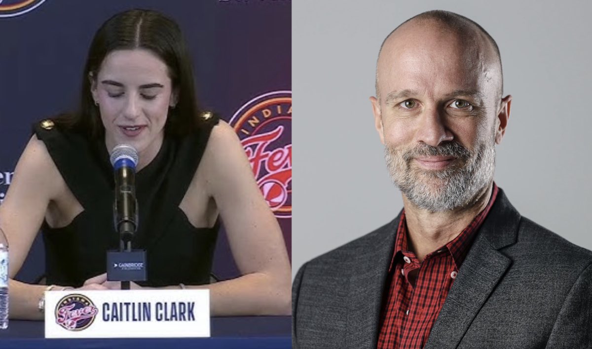 Gregg Doyel has reportedly been suspended following an interaction with Caitlin Clark and won't cover Indiana Fever games in person this season (h/t @awfulannouncing )