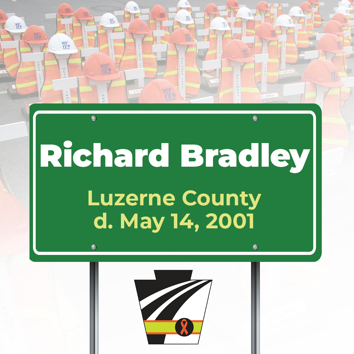 Today we remember Richard Bradley, a PennDOT employee who died in the line of duty in 2001. We pray this kind of heartbreak stays far removed from our PennDOT team. Please keep him in your thoughts and stay safe every workday. #WeRemember
