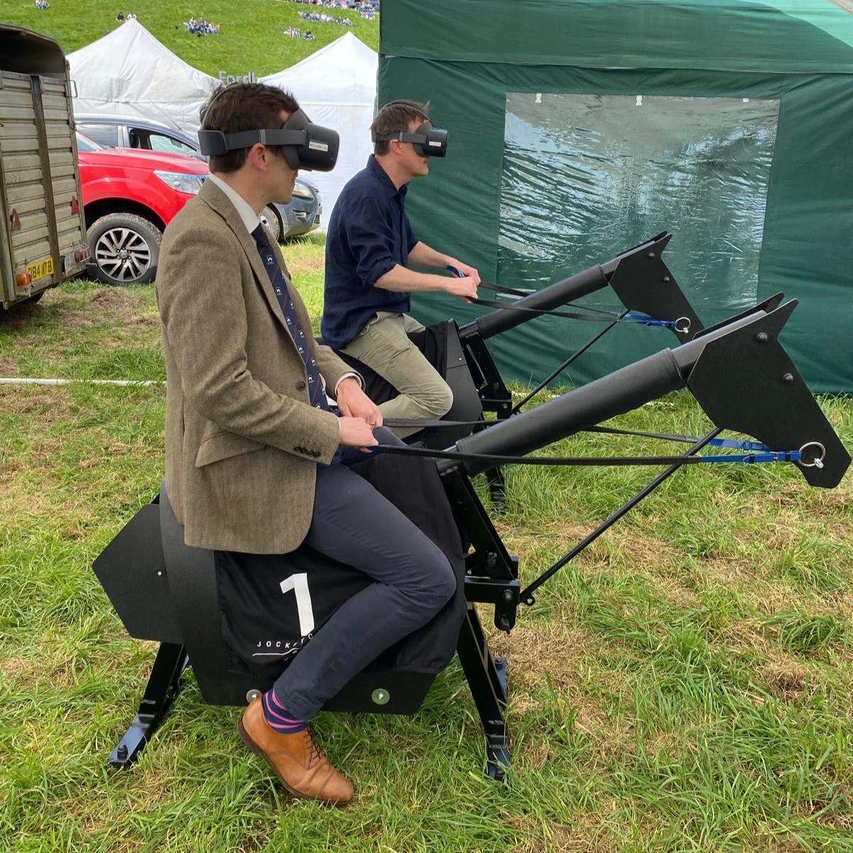 A sunny afternoon at Eyton races where visiting children had lots of fun with rounds of show jumping and a ‘jockeycam’ for those 'big kids' who fancied themselves as jockeys! #thisisoswestry #eytonraces #eytonraces2024 #shropshire #maybankholiday @EytonRaces