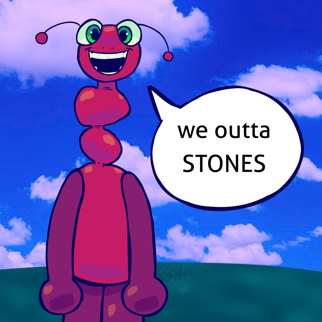 we outta STONES #bugbo