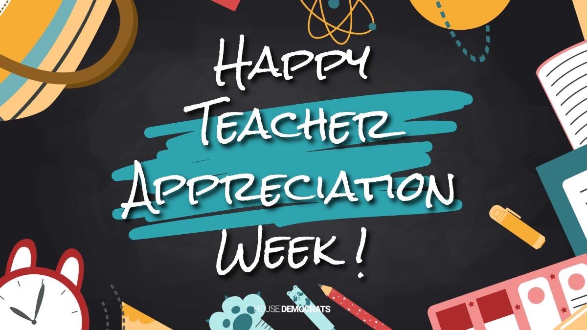 Today is #NationalTeachersDay and the start of #NationalTeacherAppreciationWeek!

As the daughter, granddaughter and great granddaughter of educators, and mom to two children, I'm grateful to all the teachers providing students with the skills and support they need to succeed.