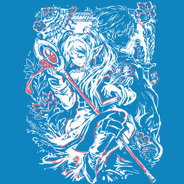 Frieren!!!!!
Sorry for not posting in a while, I've been busy + dealing with lingering  burnout😭Please take care of yourselves