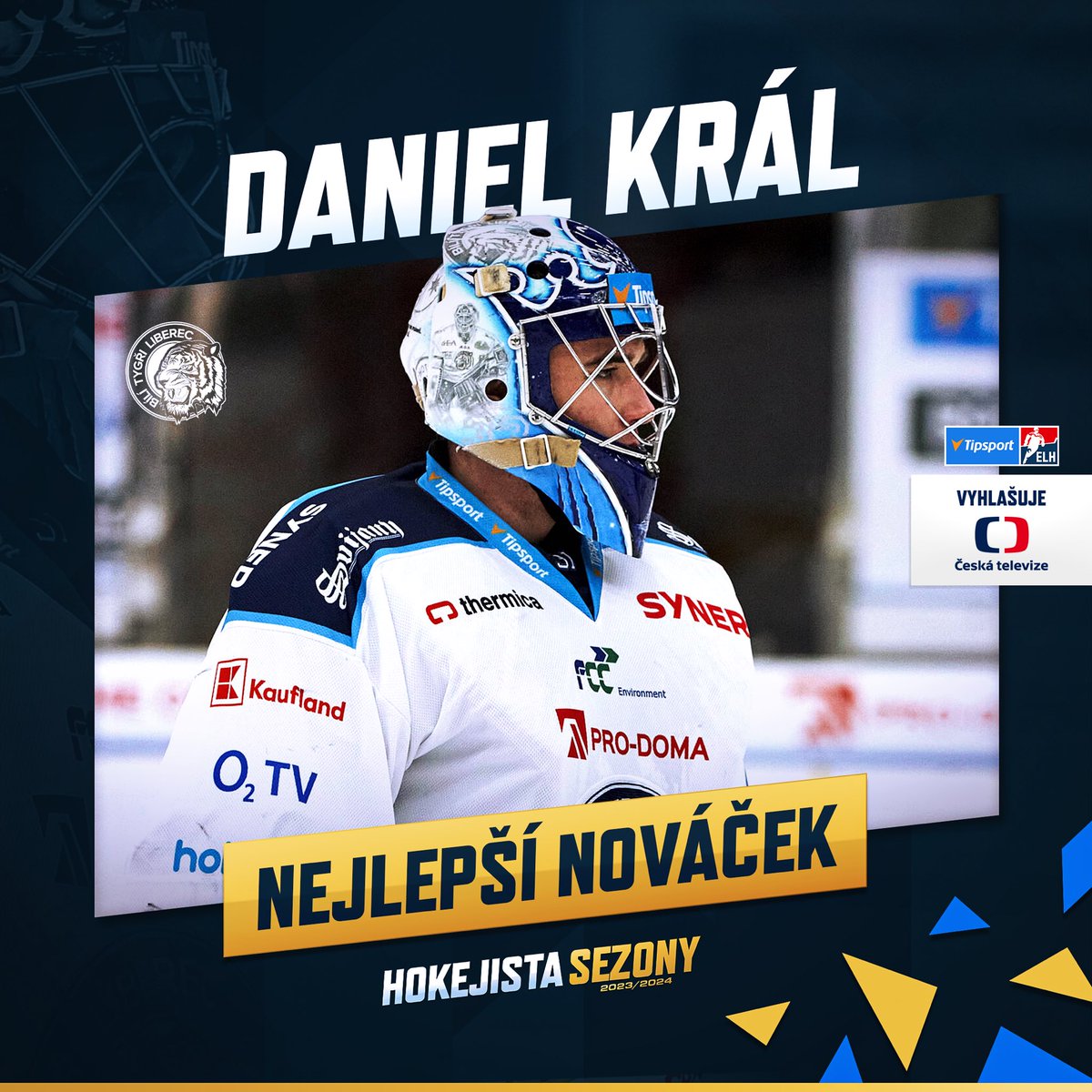 hcbilitygri's tweet image. 🏅 Filíny byl vyhlášen HOKEJISTOU SEZONY! 🥳 A Tygři si z dnešního galavečera odnášejí celkem čtyři individuální ceny! Gratulace, kluci! 🔥 #BTL