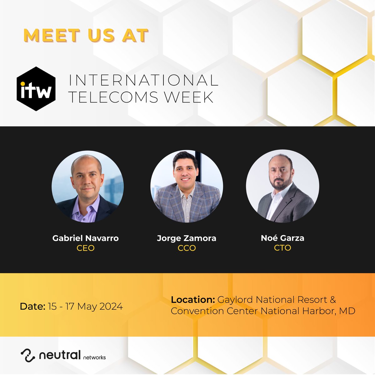 🙌 Only a few days left for #ITW 2024! The world's largest gathering of global executives from across the digital infrastructure telecom ecosystem. We're ready to showcase our strategies to boost connectivity in Mexico.

#MakingConnectivityHappen #ITW