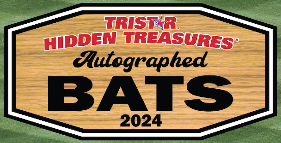 First Buzz: 2024 TRISTAR Hidden Treasures Autographed Bats >> blowoutcards.com/blog/first-buz… #collect @TRISTAR1 #Autographs #TheHobby #MLB