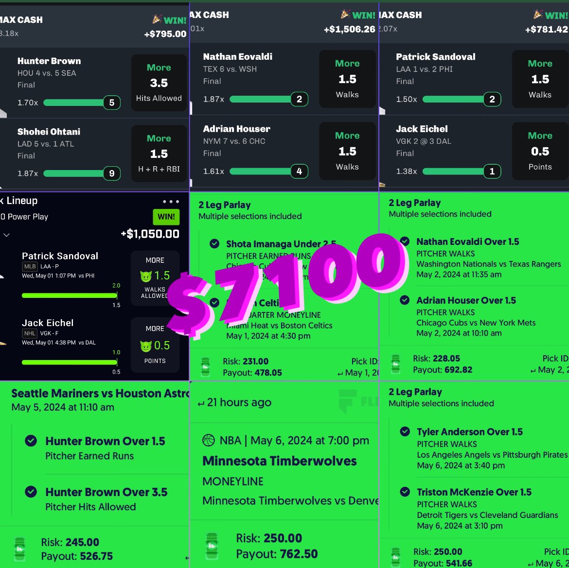 ☔️A WEEK OF WORK☔️ COME JOIN THE FAM💜 FREE PREMIUM ON ME⤵️ 💥 dubclub.win/r/p/pri-63nrm/… 💥 ☔️☔️☔️☔️☔️☔️☔️☔️☔️☔️☔️☔️☔️ #gamblingtwitter #freepicks #bettingtips #sportsbets #sportsbettingadvice #sportsbetting #picks #nba #betting #prizepicks #nhl #mlb #MLBBets #dubclub…