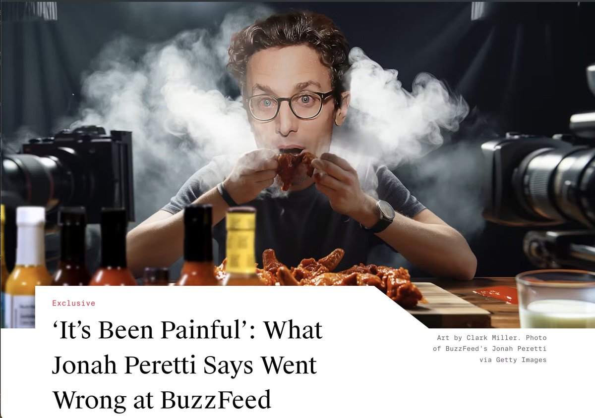 i've spent the past few weeks digging deep to figure out what exactly went wrong at BuzzFeed the erstwhile digital media darling has languished as a penny stock for most of the last yr & is now facing down $124M in debt. 'it's been painful' peretti says theinformation.com/articles/its-b…