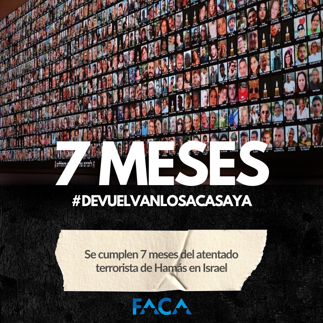 7 MESES A 213 días de que el mundo cambió para siempre. #DevuelvanlosACasaYa