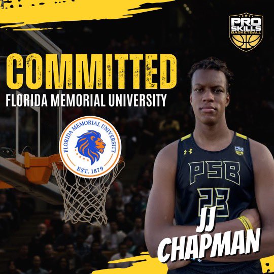 2024 6’9 F @jjchapman23 has officially committed to Florida Memorial! Congratulations JJ, super excited for your journey to continue! Sky is the limit for this young man! @FMU_MBB @CoachDThomas_ @CoachCpRobbie